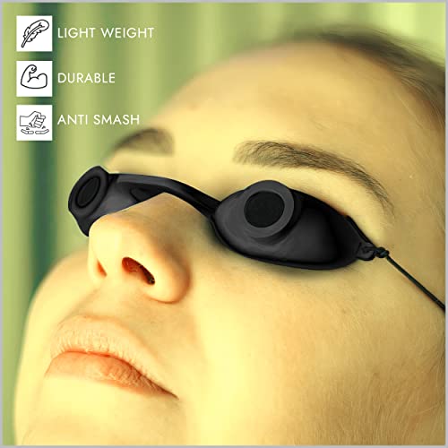 Super Sunnies Evo fleksibilne naočare za sunčanje UV crne naočare za zaštitu očiju, kompatibilne sa FDA