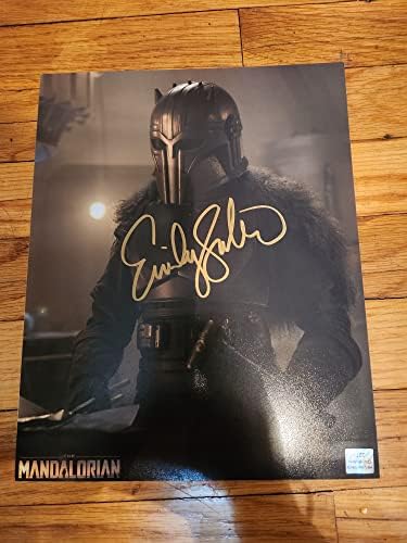 Emily Swallow 8in x 10in autogram Photo The Mandalorian gold-sharpie ABQJB