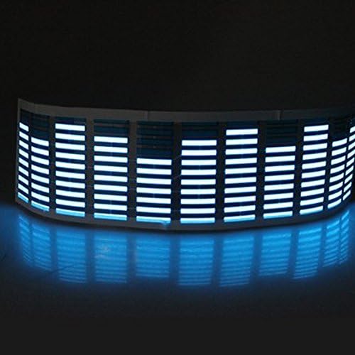 ESUPPORT 45 x 11cm zvučna Muzika Aktivirajte senzor auto naljepnica LED svjetlosni ekvilajzer svijetli plavo