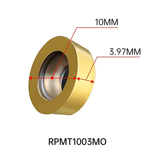 10pcs RPMT10T3MO R5 Indexid Carbide CNC seka za glodanje sa 5/8 / 16mmsRDPN1616H10 indeksibilni karbidni