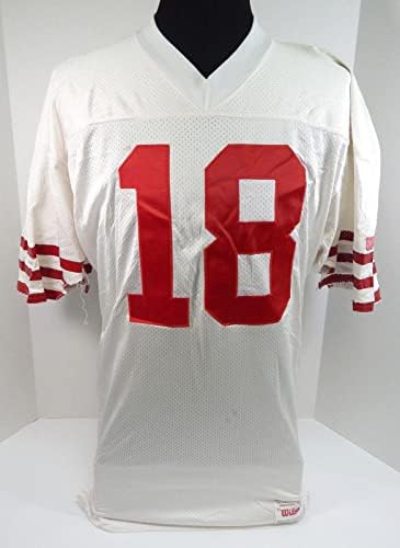 2009 San Francisco 49ers Blank # Game Issued Red Jersey 40 DP12795