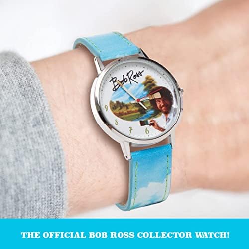 Moćni Mojo Bob Ross sat - Analogni kolekcionarski sat-zvanično licenciran-sat od nerđajućeg čelika-Pop kultura