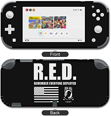 R. E. D petak naljepnice za naljepnice pokrivaju zaštitnu prednju ploču za Nintendo Switch