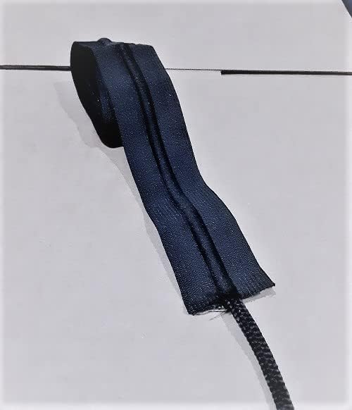 Elastična 1,5 inčna Vezica za šivanje elastična crna ili bijela 48 metara proizvedena u SAD-u