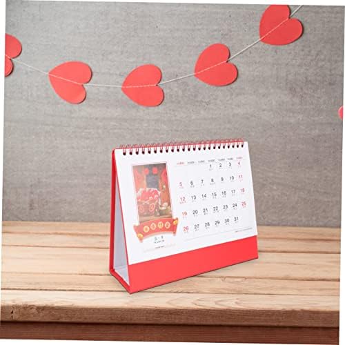 Yardwe 2pcs kineski pokloni Drćeri za trpezarije za stolske poklone za Office 2023 Godišnja kalendar dnevnog