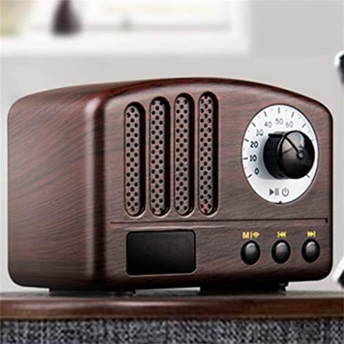 Gkmjki Retro Radio-prijenosni zvučnik klasični Vintage stil mini zvučnik veličine sa FM radiom