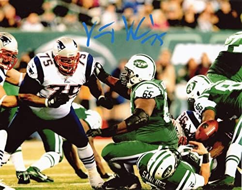 Vince Wilfork New England Patriots potpisao je potpisan guzički mlaznice 8x10 Patriots Alumni - autogramene