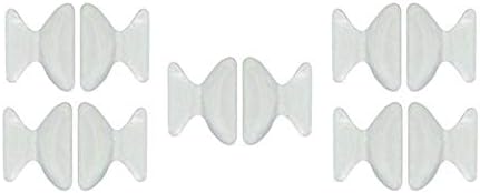Debljina 5 parova 2,5 mm silikonski protiv klizanja jastučići za jastuke za naočale za naočale
