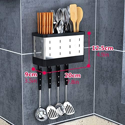 Set noža zidni kuhinjski pribor Držač štapića za jelo jednostavan stalak za sušenje posuđa drenaža posuđa