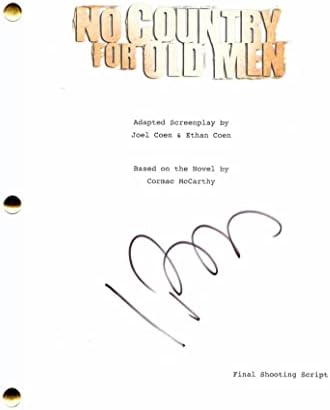 Javier Bardem potpisan autogram nijedna zemlja za stare muškarce Cijeli film - Josh Brolin, Tommy Lee Jones,
