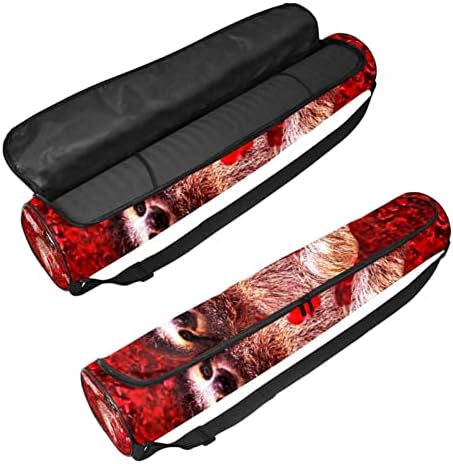 RATGDN Yoga Mat torba, lijene ruže Vježba Yoga Mat Carrier full-Zip Yoga Mat torba za nošenje s podesivim
