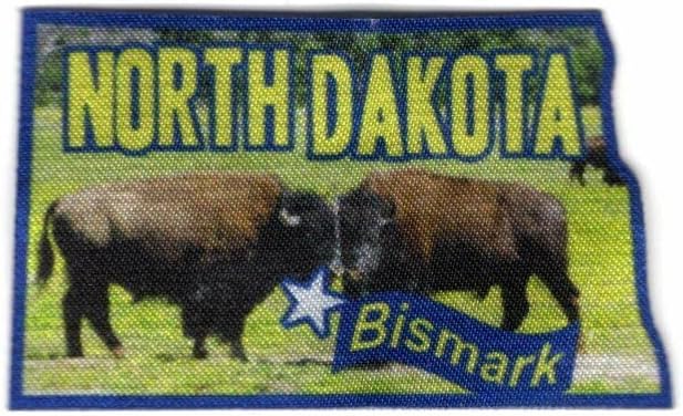 Bismark North Dakota Gvožđe na tiskanom gradu Capitol City