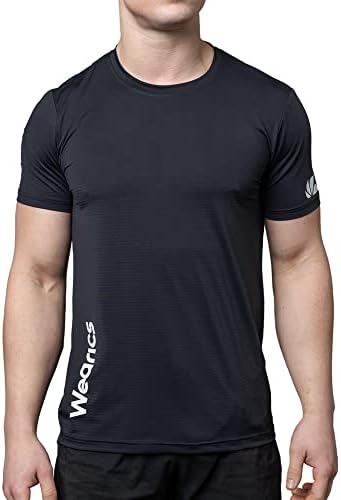 Wearics Muška Vlaga-Wicking Athletic Dri Strechable T-Shirt