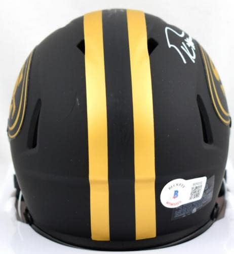 George Kittle potpisao San Francisco 49ers Eclipse Speed Mini Helmet-BeckettW Holo-autograme NFL Mini Helmets