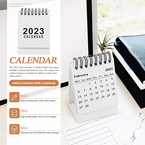Kalendar uredskog kalendara Toddmomijskog kalendara 2023 Mini stolni kalendar Mini prijenosni kalendar za