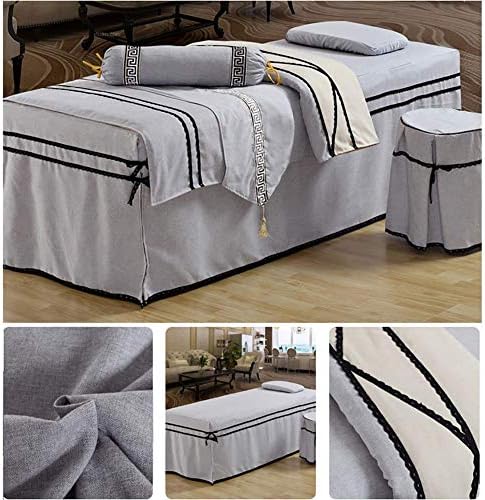 ZHUAN masažni stol Setovi 6 komada masažni Kreveti suknja jastučnica stolica Navlaka za krevet Zastava Jastuk