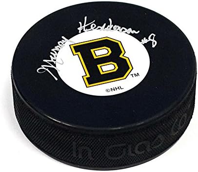 Murray Henderson Boston Bruins potpisao hokejaški Pak - autogram NHL Pak