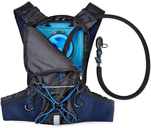 Camden Gear Zeyu Hydration ruksak za trčanje, sa 1,5/2l vrećicom za vodu Crna / Plava