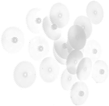Aexit 20 X električna Bijela Plastika 26 x 1,5 mm 1 x 0,06 dijelovi mašina električni motori zupčanici na