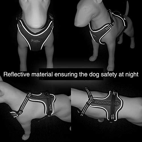 Fegoclt pasa za pse mekani podstavljeni prsluk za kućne ljubimce reflektirajuće sigurnosne noćne svjetlo