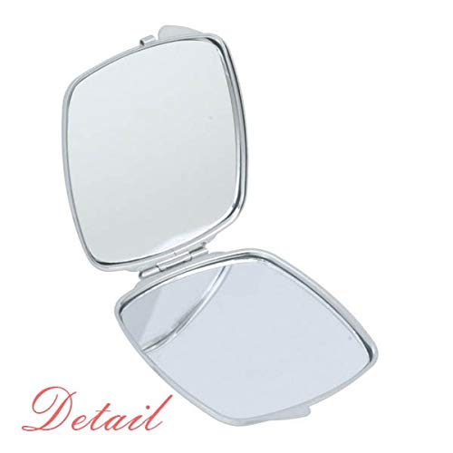 Vrijeme za putovanje citat Art Deco poklon modno ogledalo prijenosni kompaktni džepni Makeup dvostrano staklo