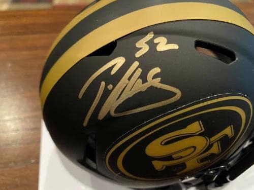 Patrick Willis sa autogramom San Francisco 49ers Eclipse Mini kaciga Beckett-NFL Mini kacige sa autogramom