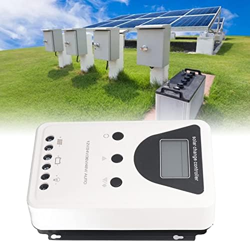 Luqeeg MPPT Regulator solarnog punjenja, 12V/24V/36V/48V DC automatsko otkrivanje regulatora punjenja solarne
