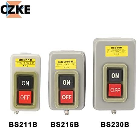 EPANO kontrolni kontrolni gumb Switch Trofazni zasuirni gumb za start motora Pritisnite BS211B BS216 BS230