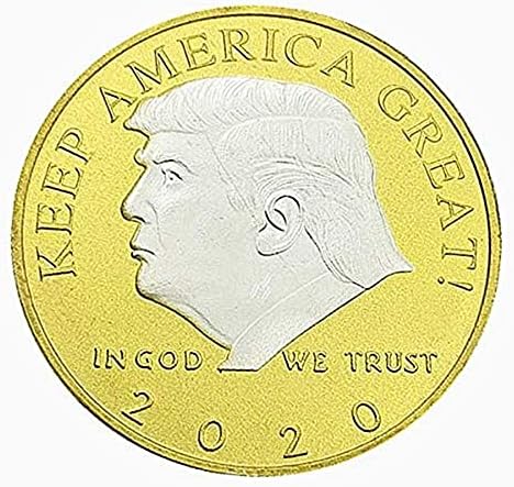 WOOER predsjednik Trump brtveni novčić, pozlaćeni, prigodni znački suvenirni igrački zaštitni slučaj