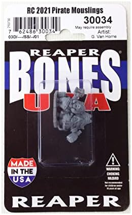 Pirate muslings Minijaturni Slika 25 mm Heroic Scaper Apeaper Bones USA žetelice Minijature