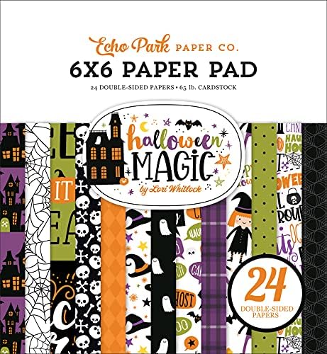 Echo Park Paper Company Halloween Magic 6x6 Paper Paper, Multi