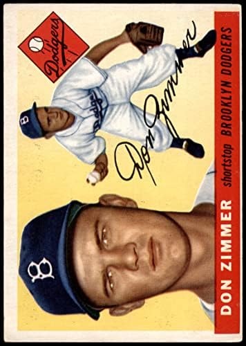 1955 TOPPS 92 Don Zimmer Brooklyn Dodgers VG / ex Dodgers