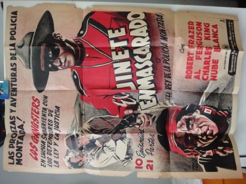 Originalni meksički filmski poster Mystery Trooper Trail of the Royal Montied
