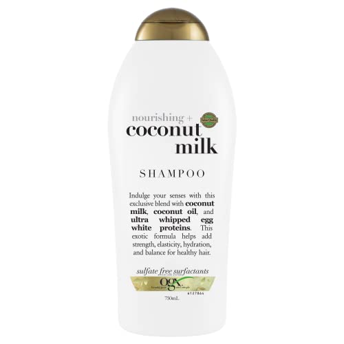 OGX HRANCIJA + kokosov mlijeko hidratantni šampon za jaku i zdravu kosu, sa kokosovim mlijekom, kokosovim