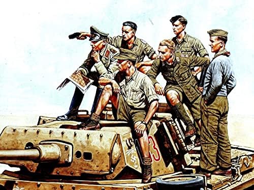 Rommel i Njemačka tenkovska posada Drugog svjetskog rata komplet plastičnih modela 1/35 razmjera Master