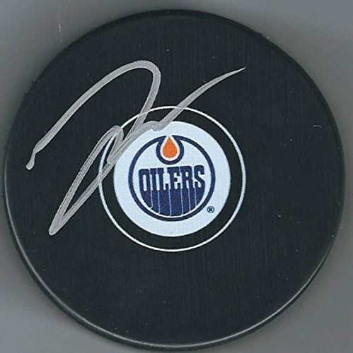 DARNELL sestra Edmonton Oilers hokejaški pak s autogramom-NHL pak s autogramom
