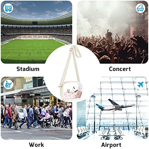 Clear Crossbody torba, stadion odobren Clear torba za koncerte sportskih događaja Festivali