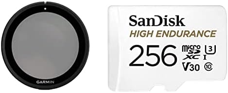 Garmin polarizirana poklopac sočiva za Dash Cam, & SanDisk 256GB high Endurance Video microSDXC kartica