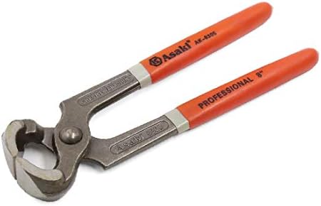 X-DREE 8 dužina narandžasti PVC presvučeni rukohvati za Izvlakače noktiju Stolarski klešta za klešta (Pinzas