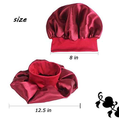 Satenska kapa od svilene kape, kape za kosu za kovrčavu kosu spavanje za šešire za žene satenska kapa za