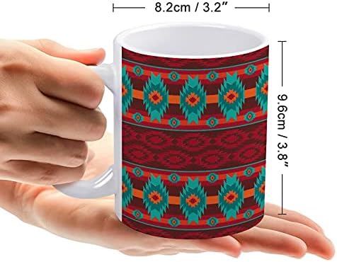 Southwestern Navajo uzorak keramičke šalice za kavu Čaj za čaj za kakao Latte Cappuccino