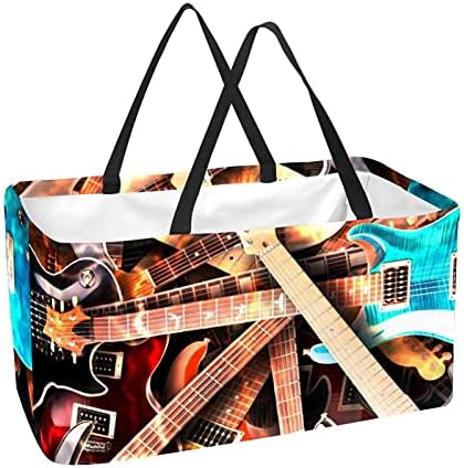 Lorvies torbe za višekratnu upotrebu akustična gitara sklopiva periva velika kanta za skladištenje korpa