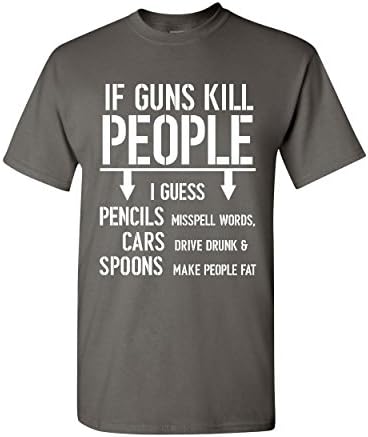 Ako puške ubijaju ljude majica 2. amandmana guska prava smiješna 2a muška majica
