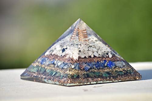 Orgonitna prodavnica Novi energetski generator orgonita piramida | Rainbow Moonstone | Lapis Lazuli | Zelena