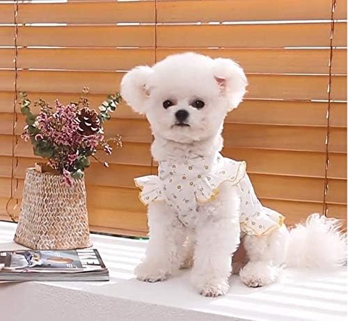 Letnje kućne ljubimce cvjetne haljine suncokret princeza pas haljina za mačka haljina za male pasmine štene mačka odjeća za pse