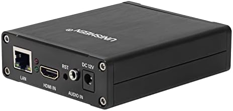 Unishien H.265 H.264 / AVC HDMI TO IP 1080p Video Encoder Live Streaming Box RTMPS HTTP Kompatibilna OLED