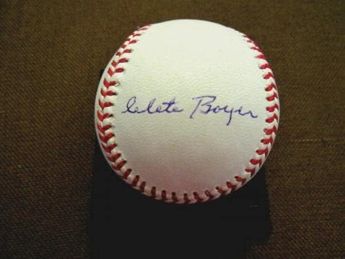 Kubek Skowron Boyer Richardson 1961 Yankees Infield potpisan auto bejzbol Steiner - autogramirani bejzbol