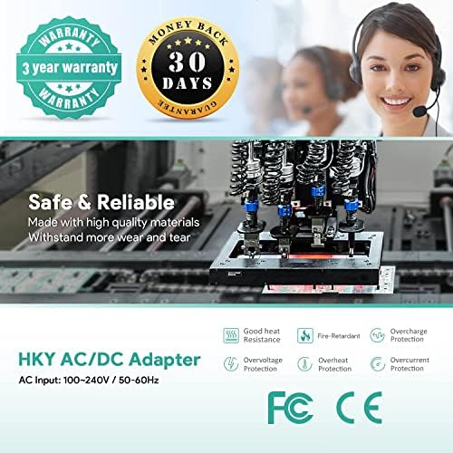 HKY AC / DC adapter za Hello HB24 HB32 HB32RX RJ-AS060600U003 HellBaby HB-24 HB-32 HB-32RX zabrinjavajuće
