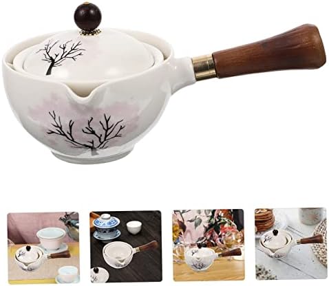Cabilock keramička bočna ručka vrč domaćin za domaćinstvo za čaj Poklon poklon japanski teapots 360 Rotacijski