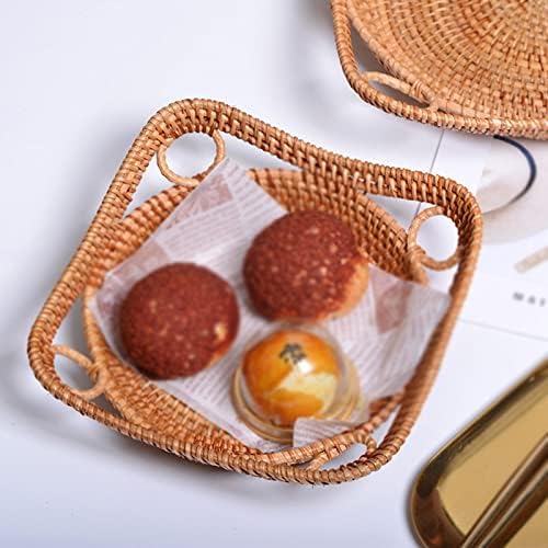 Fuuie voćna ploča od ratana voćna košarica ručno tkani pohranu doručak bregnični piknik košare posluživanja